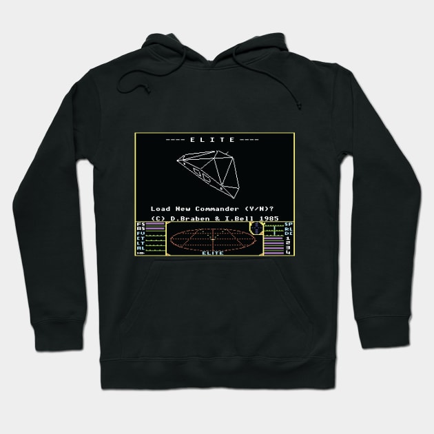 Elite Commodore 64 Hoodie by Retro8Bit Fashion Store